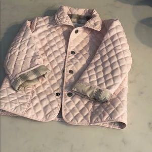 Baby Burberry jacket.